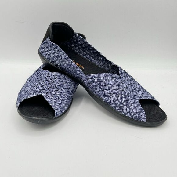 Women's Bernie Mev. CATWALK Casual Woven Slip-On  Memory Foam JEANS, Size 10/41 - Picture 5 of 9